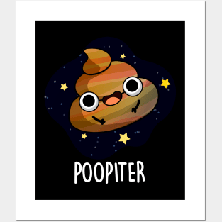 Poopiter Funny Planet Jupiter Pun Posters and Art